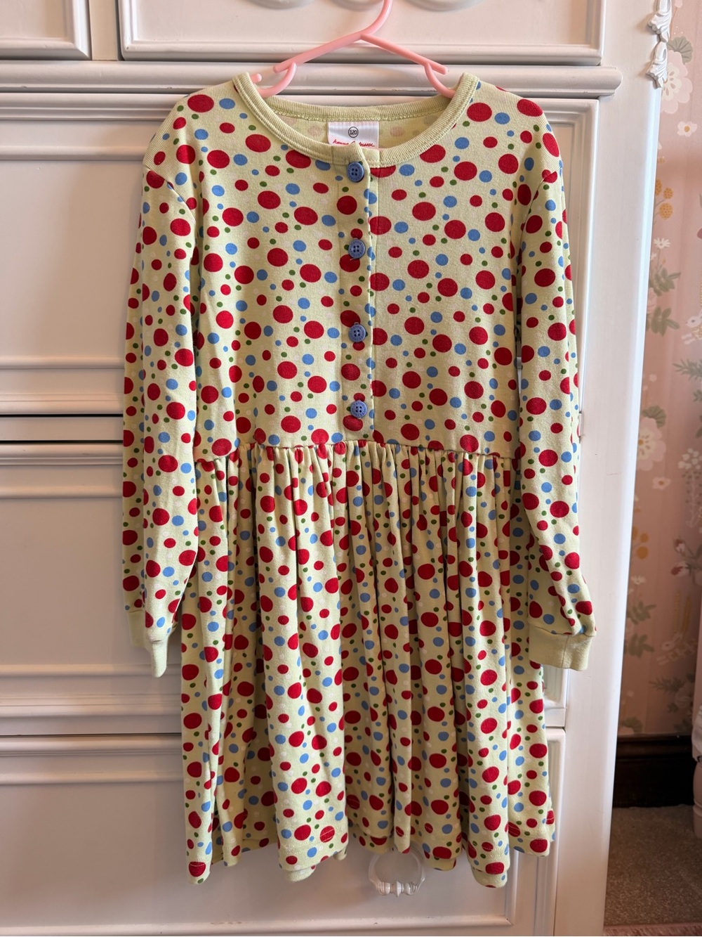 Hanna Andersson Girls Polka Dot Dress